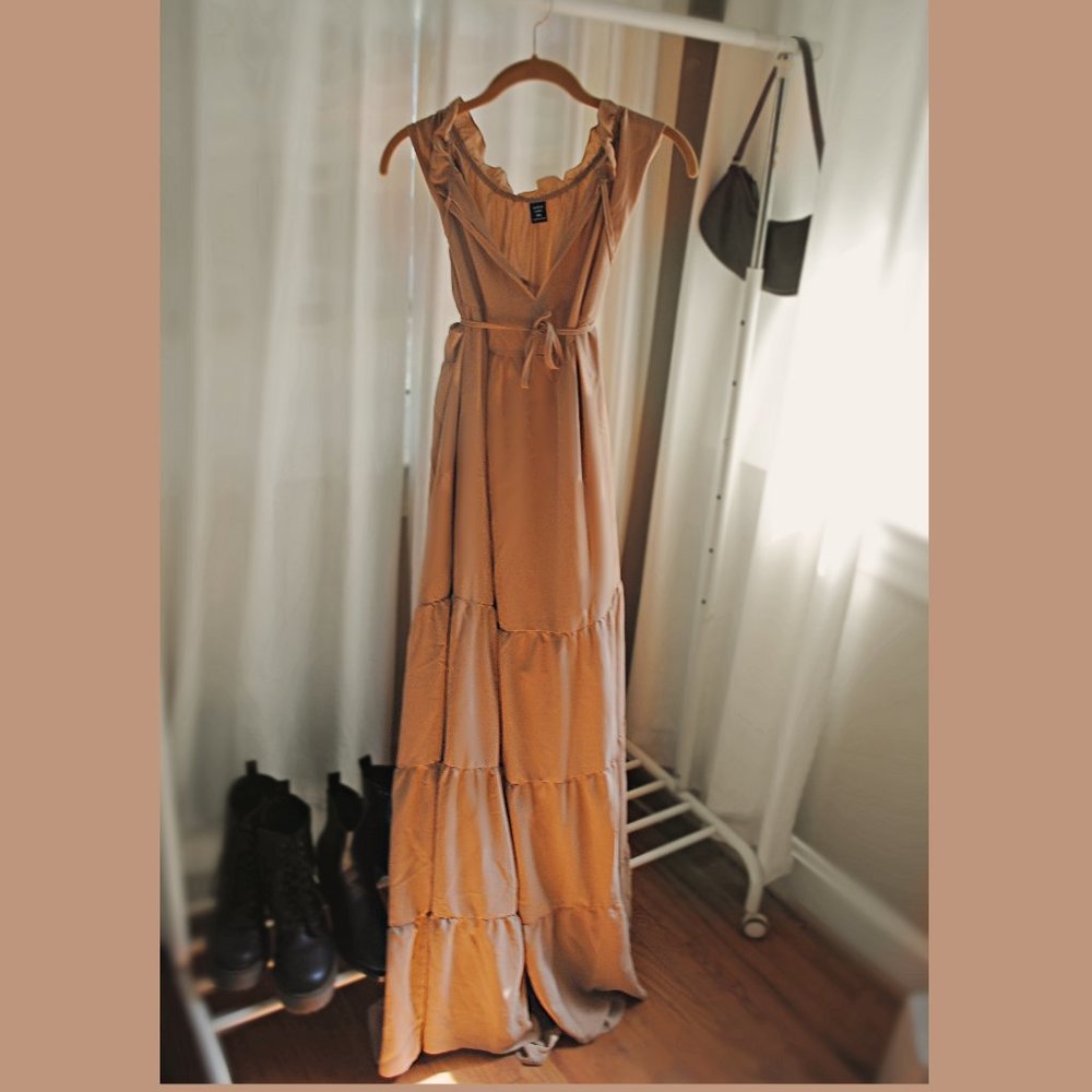 Ruffle Hem Dress